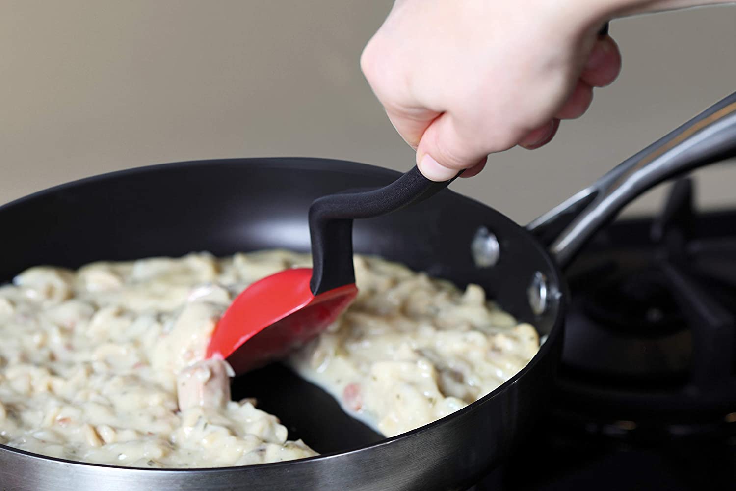 Supoon Dreamfarm Supoon | Non-Stick Silicone Sit Up Scraping & Cooking Spoon ...