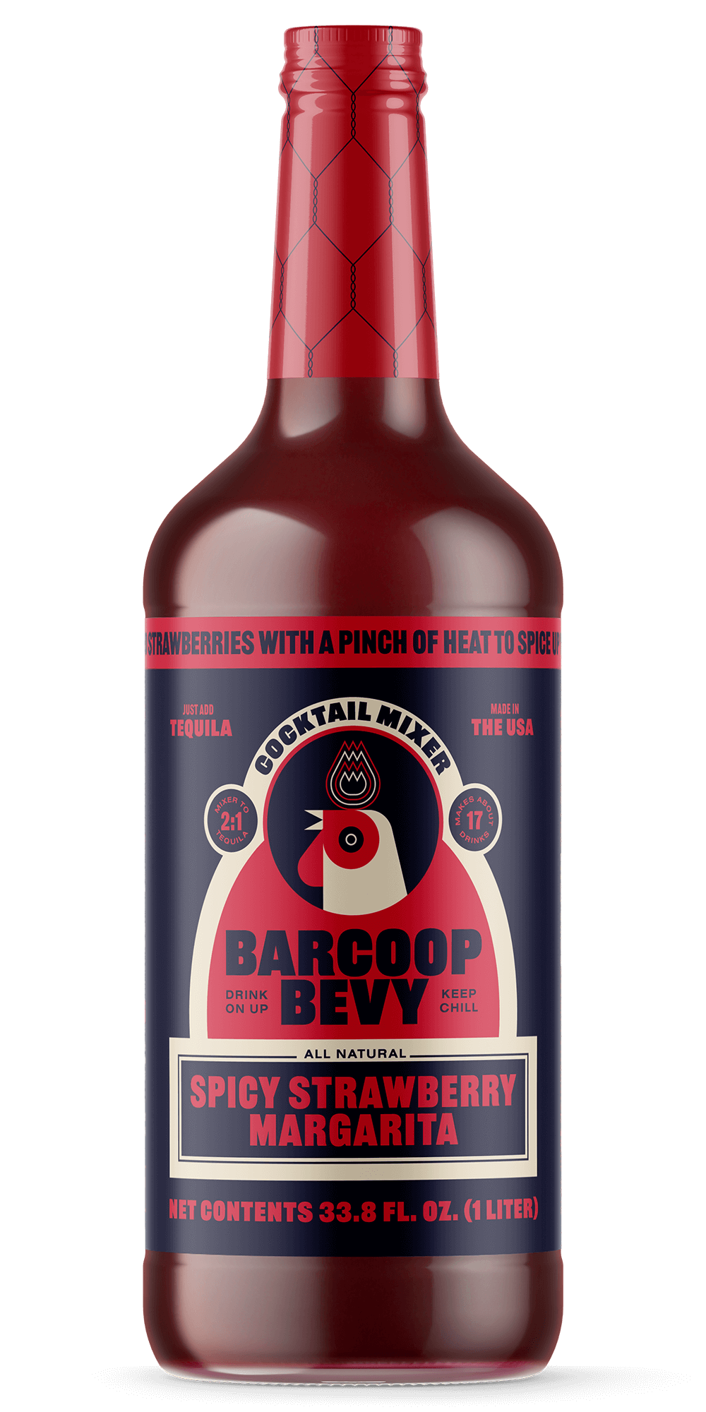 Barcoop Bevy Spicy Strawberry Margarita | The Ancient Olive Gourmet